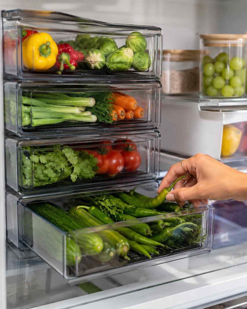 15 Smart Fridge Organization Ideas That Save Space and Reduce Food Waste 2 Organized fridge with fresh produce jpg